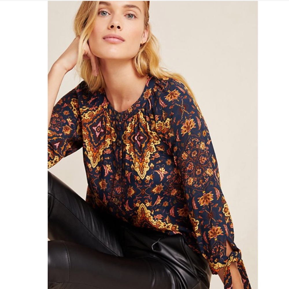 Kachel x Anthropologie Ale Geometric Top